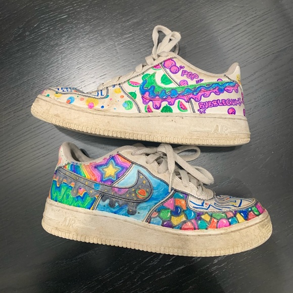 air force 1 drawing custom